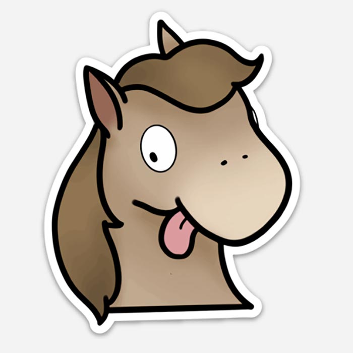 Limited Edition Horsey Sticker