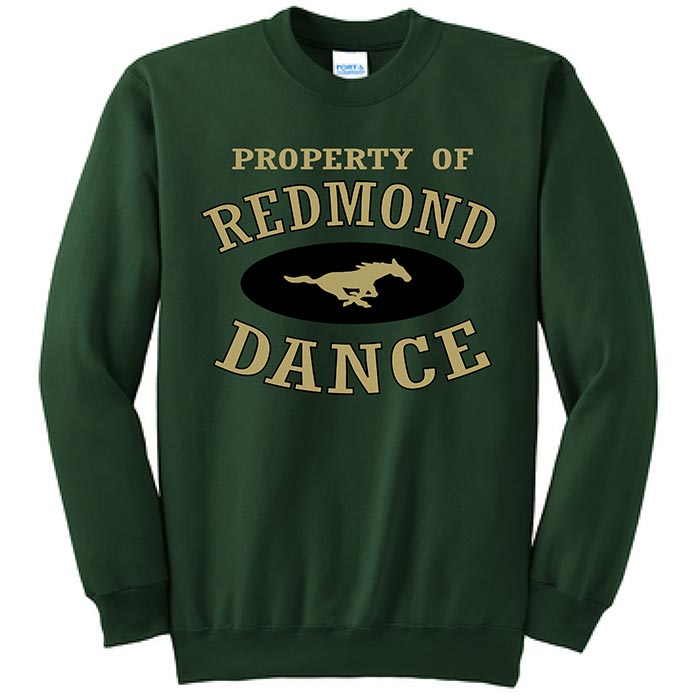 Property of Redmond Dance Crew Neck Sweat Shirt
